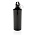 Алюминиевая бутылка для воды XL с карабином_черный