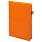 Ежедневник Smart Asti Linen А5, оранжевый, недатированный, в твердой обложке с поролоном_ОРАНЖЕВЫЙ