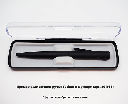 Ручка шариковая, пластиковая, металлическая, черная матовая, SAMURAI Requis