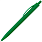 Ручка шариковая Хит, пластиковая, софт-тач, зеленая, pantone 348 С_ЗЕЛЕНЫЙ-348