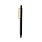 Ручка из переработанного ABS-пластика GRS с бамбуковым клипом_ЧЕРНЫЙ
