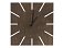Часы деревянные Лулу квадратные, 28 см, шоколадный small_img_1