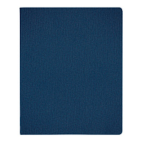 Еженедельник Urban Cambric  A4, синий, недатированный, в полугибкой обложке