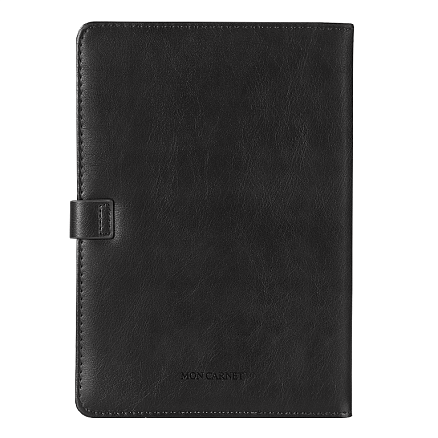 Ежедневник City Bary Mocco A5 в подарочной коробке, черный с золотистым, недатированный, в твердой обложке