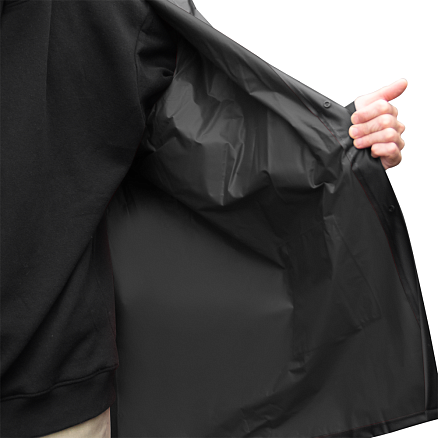 Дождевик Belfast Bi-color, материал PVC, размер M-L, черно-черный