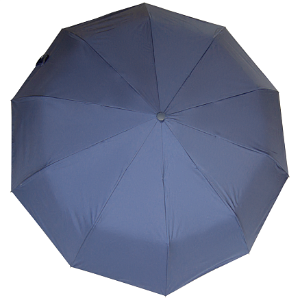 Зонт складной автоматический Forest Cardiff  Safeclosing, диаметр 130 см, 10 панелей, с плавным закрытием, в подарочной коробке,  темно-синий