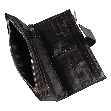 Портмоне из нат. кожи Leather Executive Fold for Request, черное