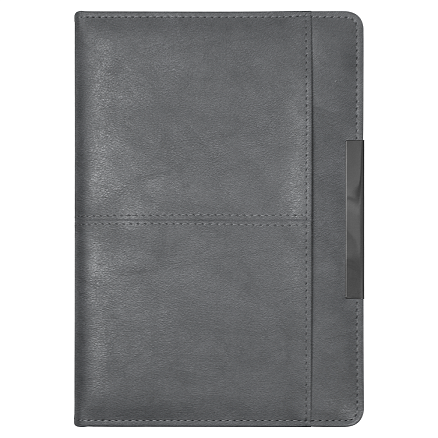 Ежедневник Smart Vegas Nottingham A5, темно-серый, недатированный, в твердой обложке с поролоном