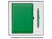 Ежедневник Smart Geneva Ostende А5, зеленый, недатированный, в твердой обложке с поролоном small_img_6