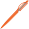 Ручка шариковая, пластиковая, оранжевая/серебристая, DOPPIO small_img_1