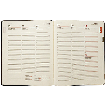 Обложка полугибкая Urban, A4 257x207 мм, бордовый