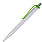 Ручка шариковая, пластиковая, белая/салатовая, Efes_БЕЛЫЙ/САЛАТОВЫЙ