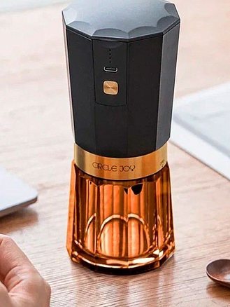 Мельница для кофе электрическая Circle Joy, оранжевый