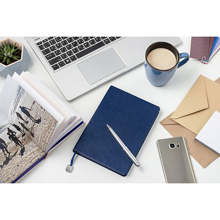 Обложка гибкая Flexy Agenda Buffalo А5, темно-синий