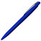 Ручка шариковая, пластиковая, софт тач, синяя/белая, Zorro small_img_1