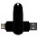 Флеш накопитель  USB 3.0 + TYPE C Cupertino, металл, черный матовый, 32 GB_ЧЕРНЫЙ