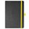 Блокнот Flexy Forest Urban Soft leather  А5, недатированный, с резинкой и петлей для ручки, в гибкой обложке, черно-желтый_ЧЕРНЫЙ 4
