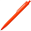 Ручка шариковая, пластик, оранжевый_оранжевый