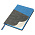 Ежедневник Flexy Smart Porta Nuba Latte A5, серый/голубой, недатированный, в гибкой обложке_серый/голубой