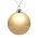 Елочный шар Finery Gloss, 10 см, глянцевый золотистый_10 см