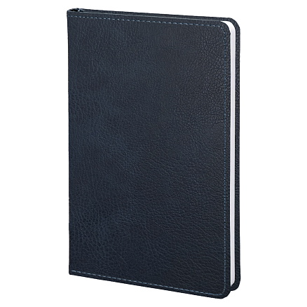 Ежедневник City Romanee А5, недатированный, в твердой обложке с поролоном, темно-синий