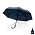 Автоматический зонт Impact из RPET AWARE™ с бамбуковой ручкой, d94 см_темно-синий