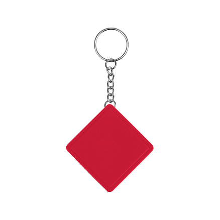 Брелок Tools рулетка Сантиметр, 1 м, красная, пластиковая