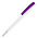 Ручка шариковая, пластик, белый/фиолетовый Zorro_белый/фиолетовый