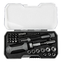 Набор инструментов Tools  Workhard, 40 инструментов,  черный, в пластиковом футляре