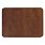 Шеврон Rectangle Smooth Leather размер 50*70 мм, коричневый, со скругленными углами_КОРИЧНЕВЫЙ
