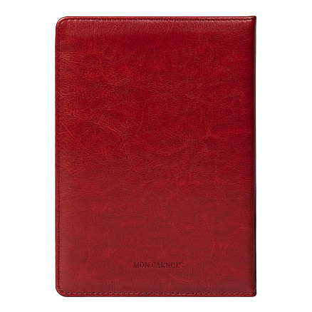 Ежедневник City Nebraska Tennessee A5, недатированный, бордовый с золотистым срезом