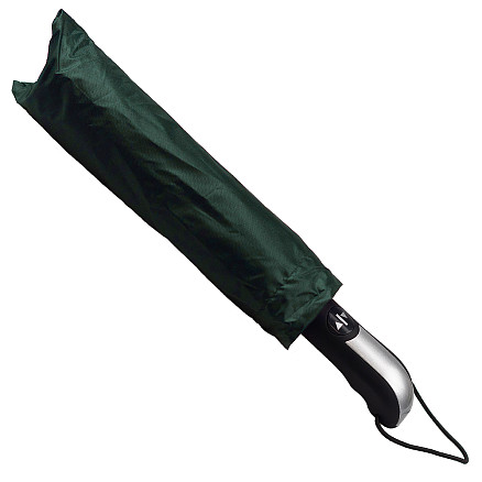 Зонт складной автоматический  Forest BERGEN, диаметр 116 см, 10 панелей, с UV защитой в подарочной коробке, зеленый
