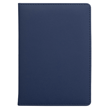 Ежедневник City Soft Touch Latte А5, недатированный, в твердой обложке с поролоном, темно-синий