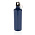 Алюминиевая бутылка для воды XL с карабином_синий