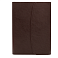 Ежедневник в суперобложке Country Bergamo Synergy A5+, коричневый, недатированный, в твердой обложке.  Золотистый срез small_img_1