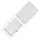 Футляр для флеш накопителя в виде кредитной карты, пластик, белый/прозрачный small_img_2
