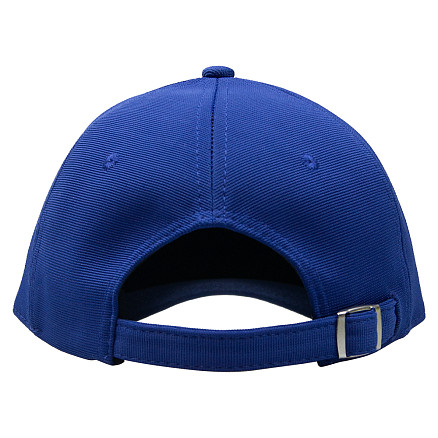 Кепка 5-панельная Ottoman 300, полиэстр, c синим сендвичем, синяя