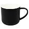 Кружка фарфоровая Casa Grande Iris Varnish, глянцевая, черная/белая, 400 мл small_img_1