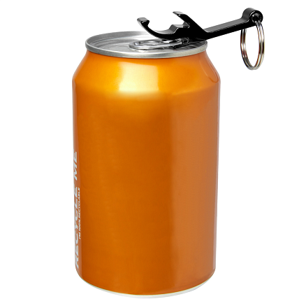 Брелок открывашка Tools Beer Garden, алюминиевая, черная