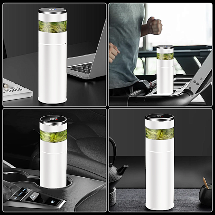 Термос Gulfstream вакуумный стальной, 500 мл, белый, матовый