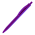 Ручка шариковая IGLA SOFT, пластиковая, софт-тач, фиолетовая_фиолетовый